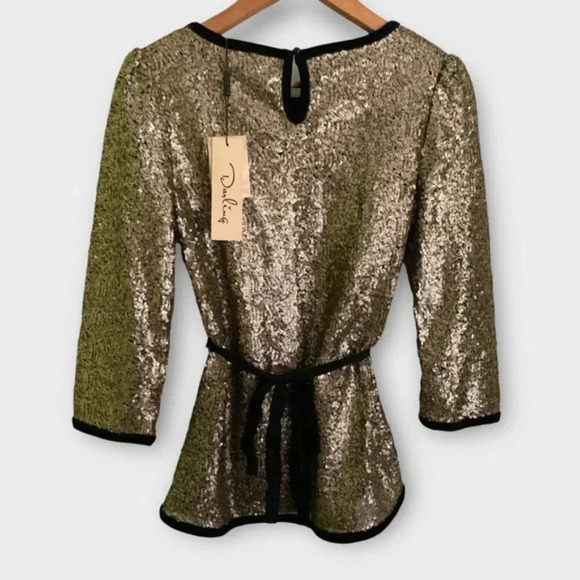 NWT Darling  Celeste Sequin Top - Picture 3 of 8